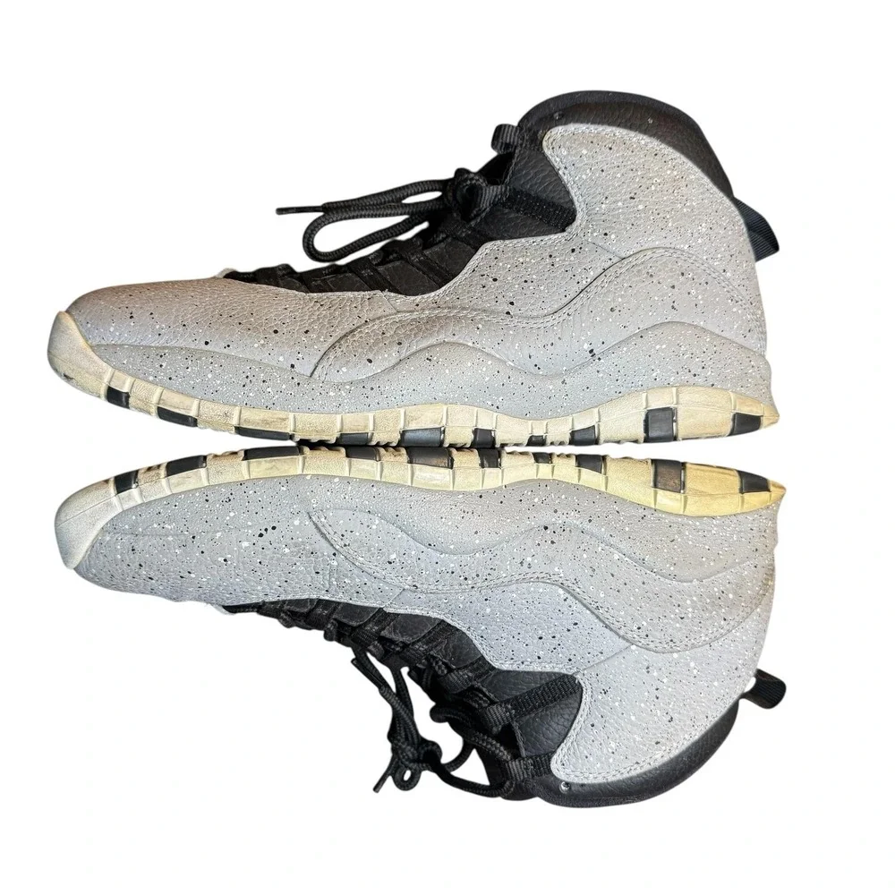 Air Jordan‎ 10 Retro Cement Shoes Mens Size 12 Basketball 310805-062 Nike